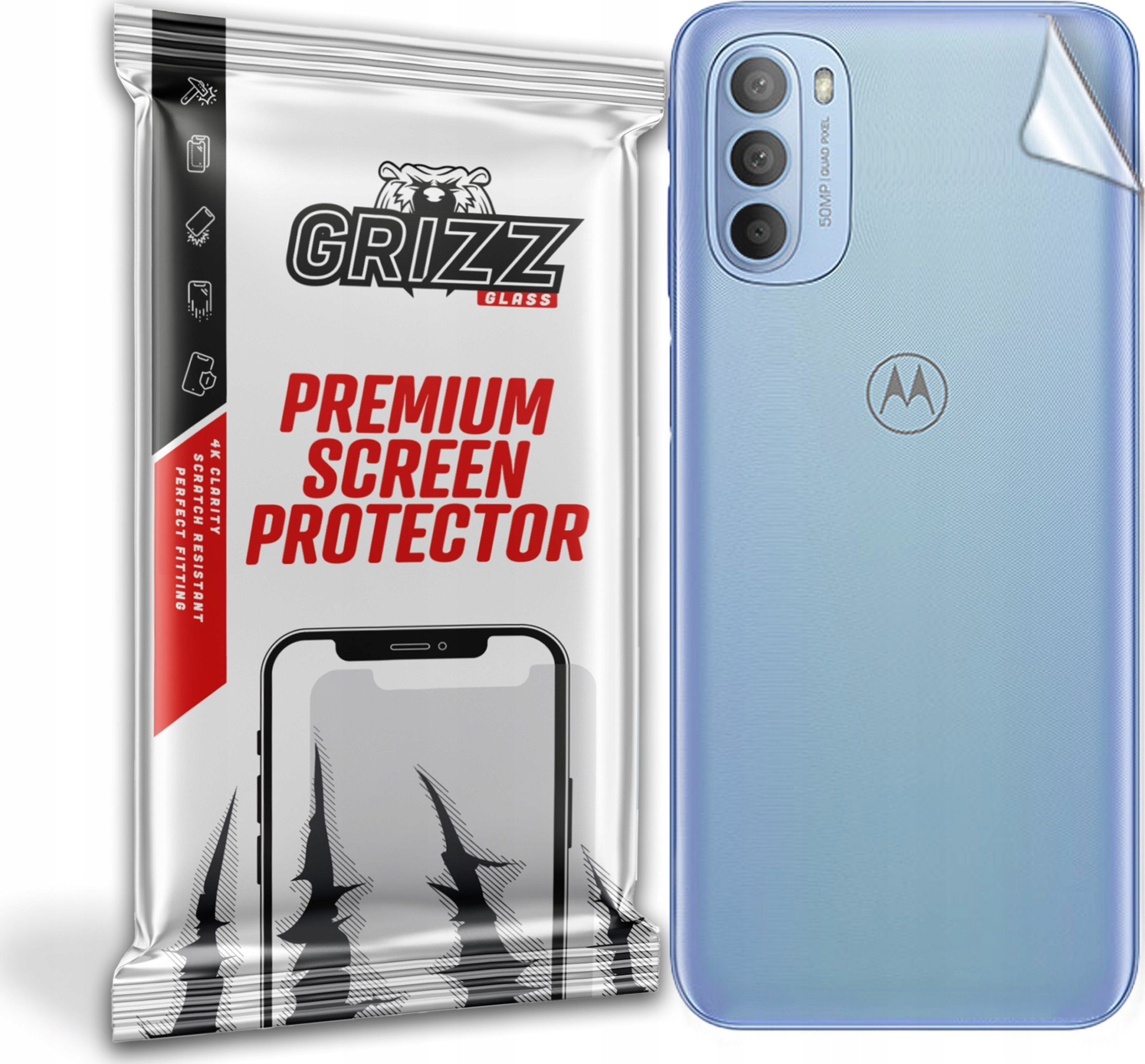 GrizzGlass Folia na tył Grizz Motorola Moto G31