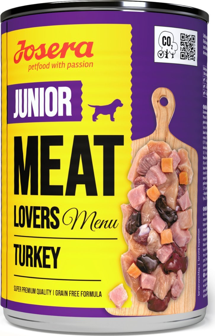 Josera Meat Lovers Junior Menu Indyk 400g