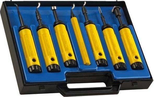 Grattec Zest.narzedzi do usuwania zadziorow Meister,7-cz. IBT