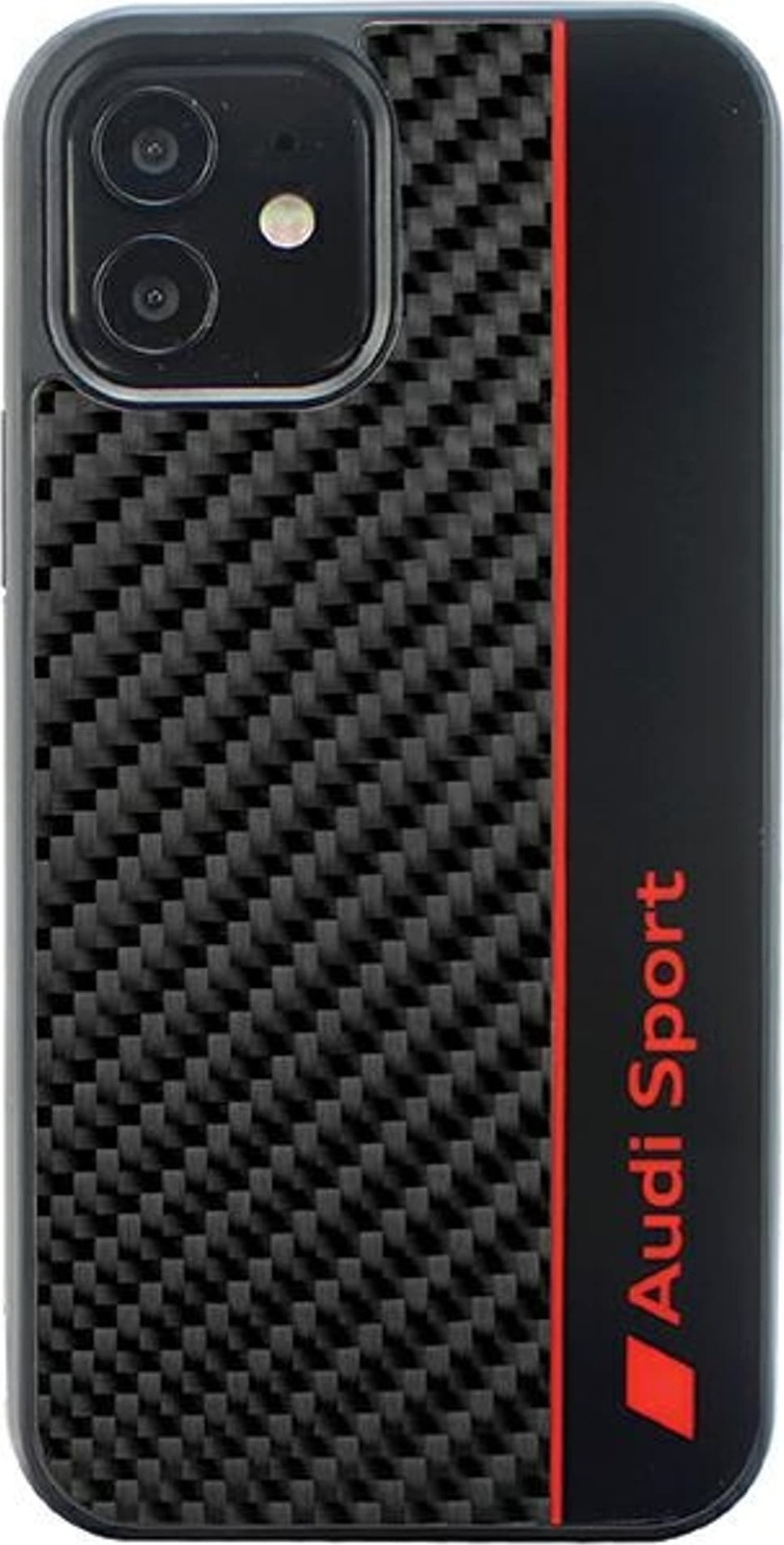 Audi Audi Carbon Fiber iPhone 11 / Xr 6.1" czarny/black hardcase AUS-TPUPCIP11-R8/D1-BK
