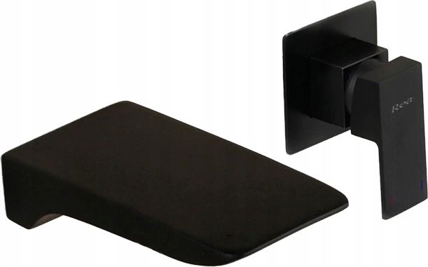 Bateria prysznicowa Rea Czarna Bateria Umywalkowa Podtynkowa Mason Rea