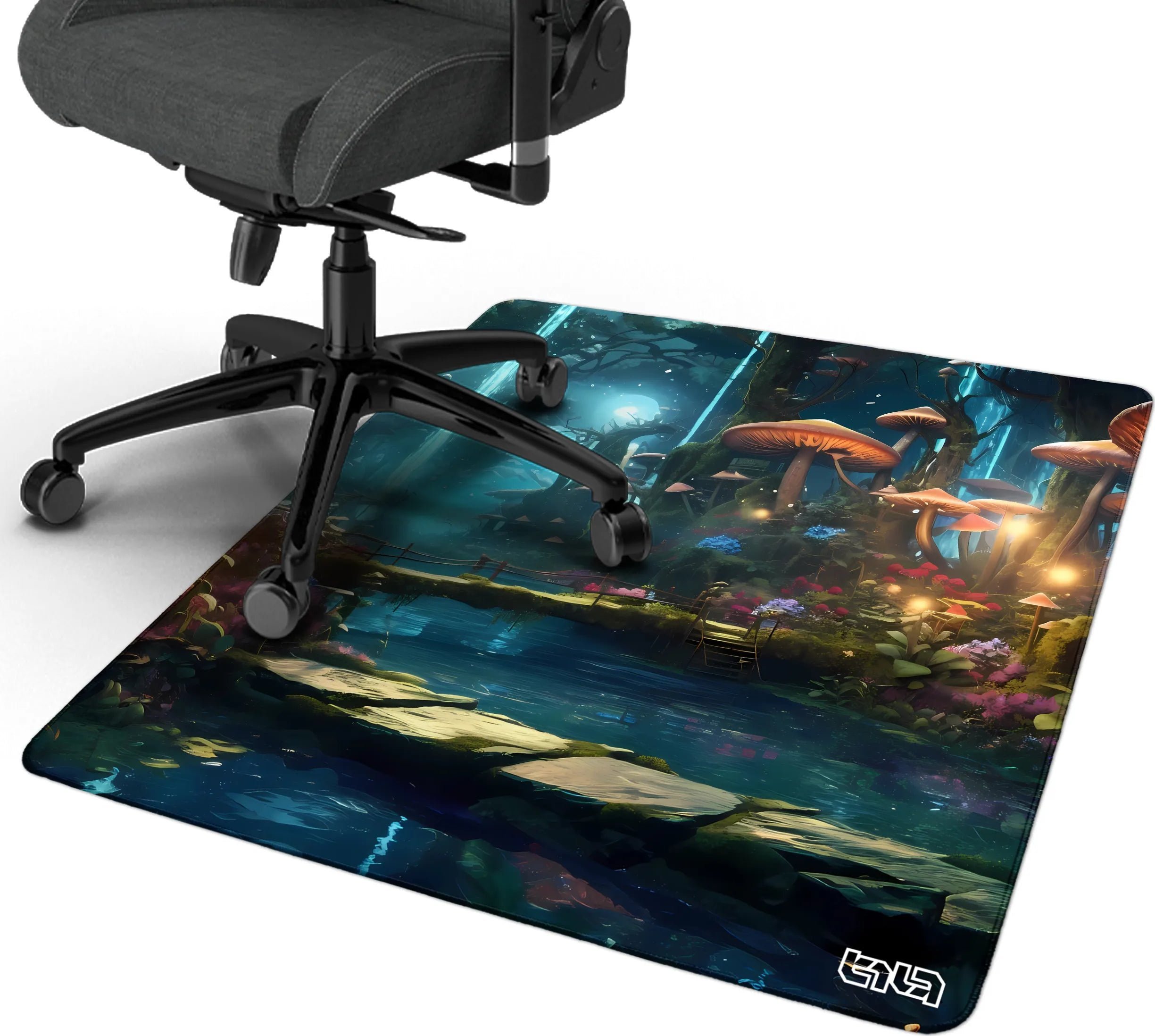 Tilt Mata pod Krzesło Tajemniczy Las 100x100