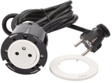 INCARA Gniazdo meblowe DISQ 60 2p+z 2,0 m biały 654720