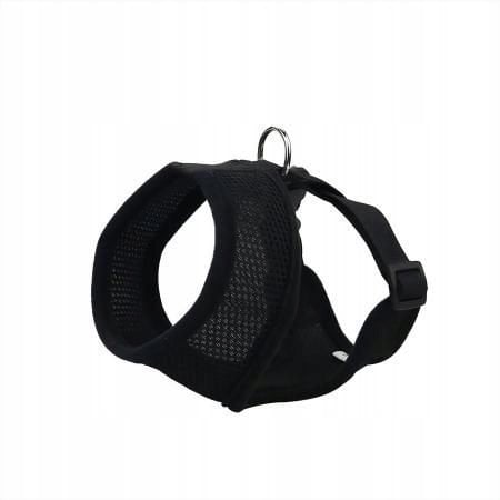 Barry King Szelki dla psa czarne siatka i poliester XL ob.szyi 45cm/ob.klatki 64-84cm