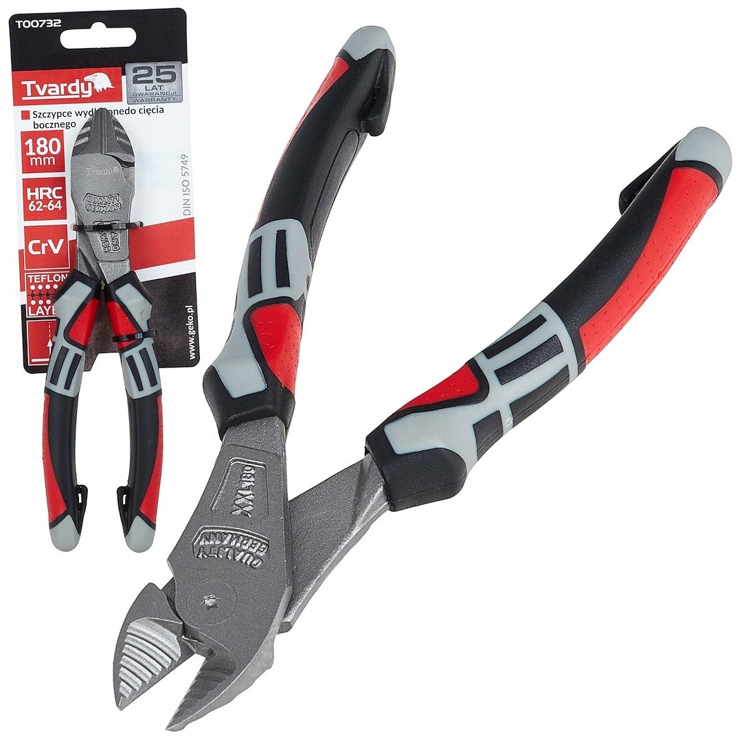 Szczypce wydłużone do cięcia bocznego 180mm CrV (6/60)