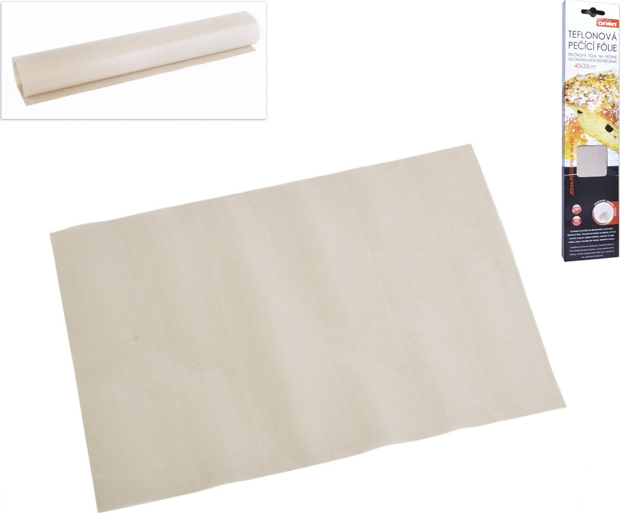 Orion Folia teflonowa / papier do pieczenia 40x33cm