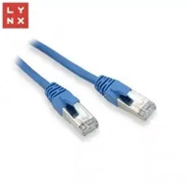 LYNX FTP patch kabel Cat5e PVC, CCA, 2m, modrý