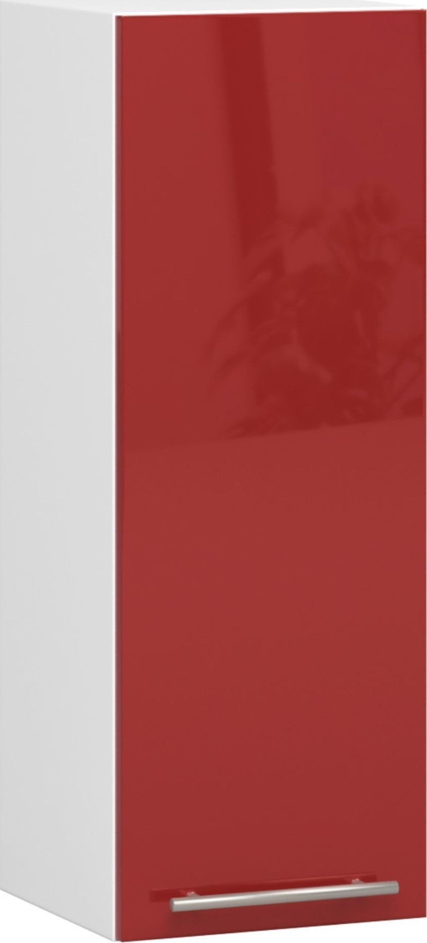 Fabryka Mebli Akord WISZĄCA SZAFKA KUCHENNA OLIWIA W 30cm BIAŁA-CZERWONY POŁYSK H720