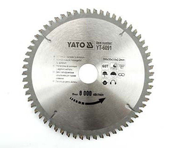 Yato Piła tarczowa do aluminium 210x30mm 72z YT-6093