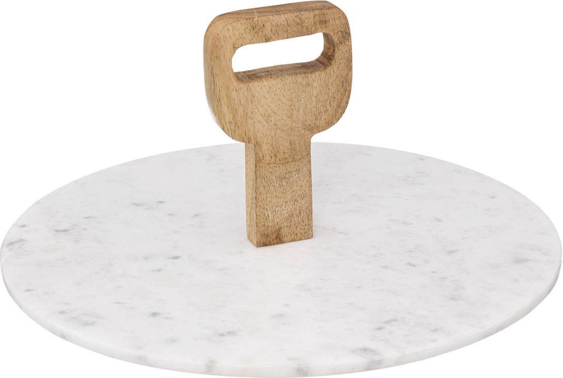 Sourcing SERVING PLATE WHITE MARBLE D30