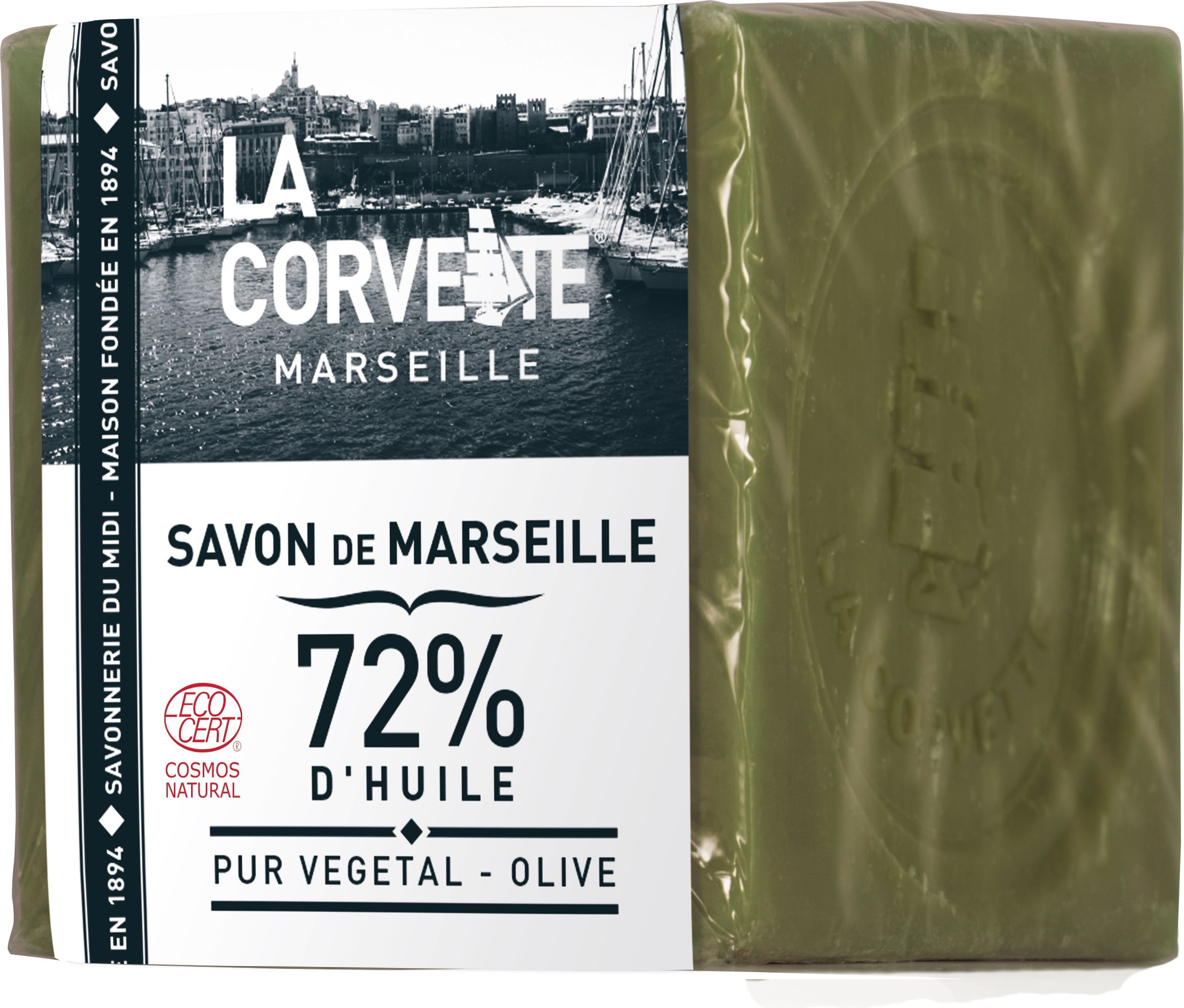 La Corvette Mydło Marsylskie Oliwka Ecocert 200g