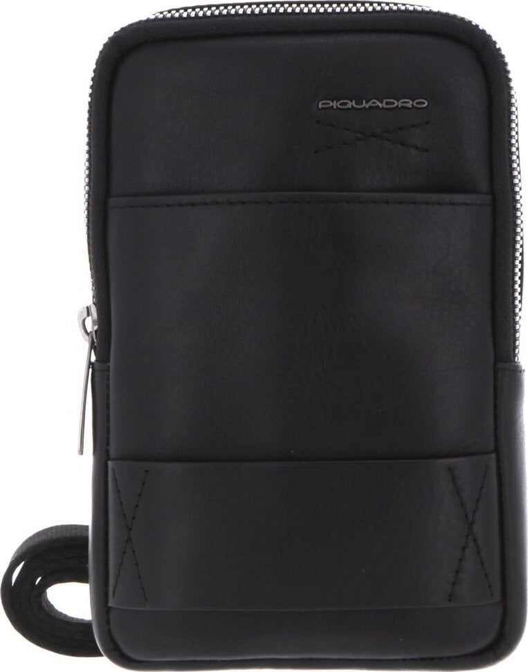 Piquadro Piquadro, Obidos, Leather, Crossbody Bag, Black, For Men For Men