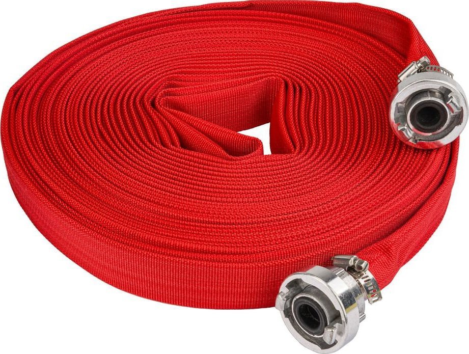 Geko Wąż strażacki parciany do wody i szamba. Szybkozłączka 1" 8 bar (30m)