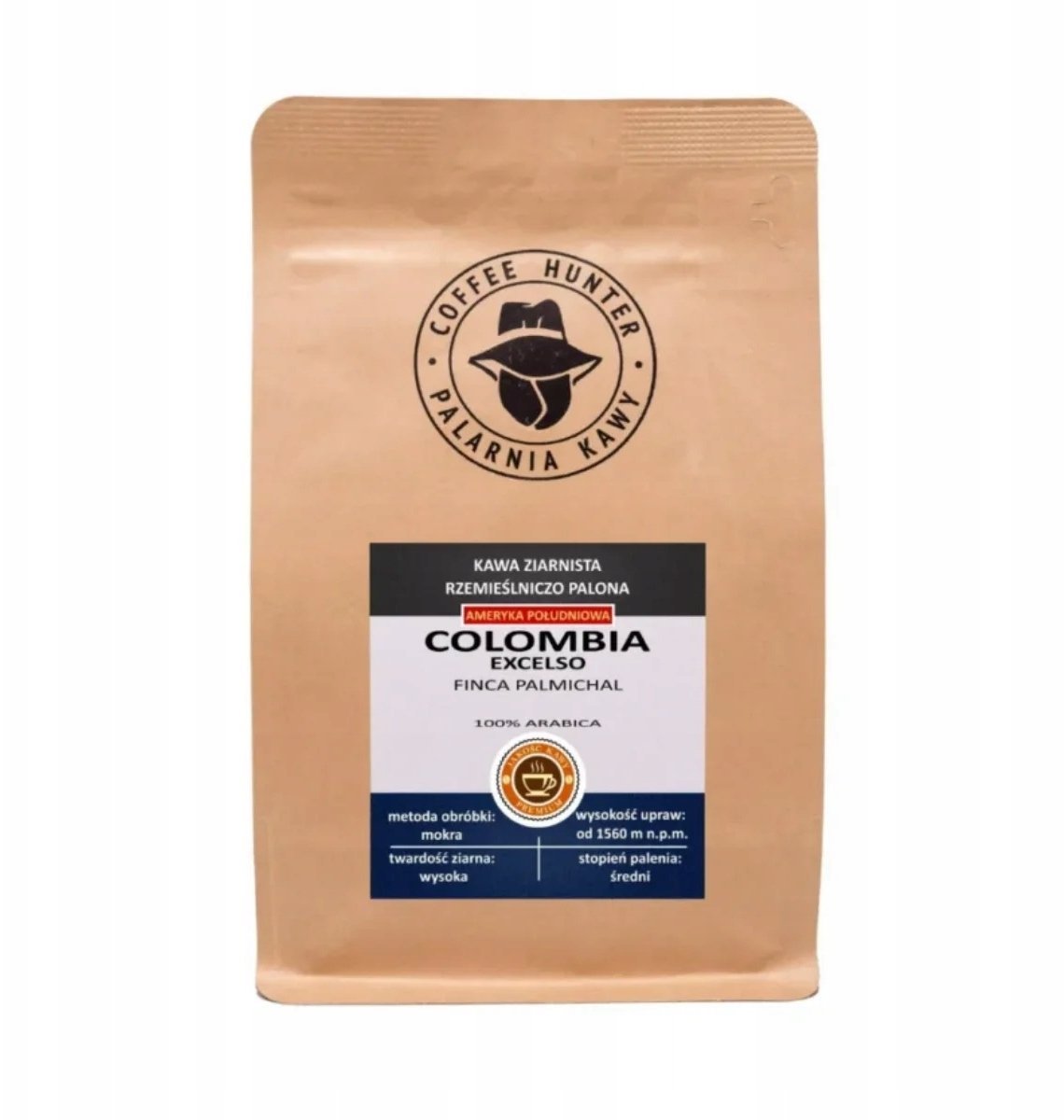 Kawa ziarnista Coffee Hunter Kawa ziarnista Kolumbia Excelso Finca Palmichal 250g