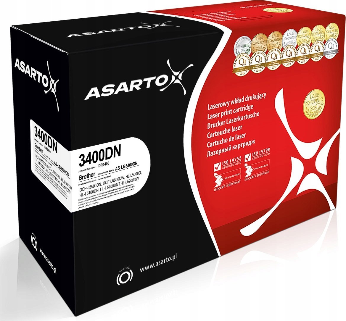 Asarto Bęben Asarto do Brother 3400DN | DR3400 | 50000 str. | black