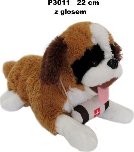 Pies bernardyn z głosem 22cm