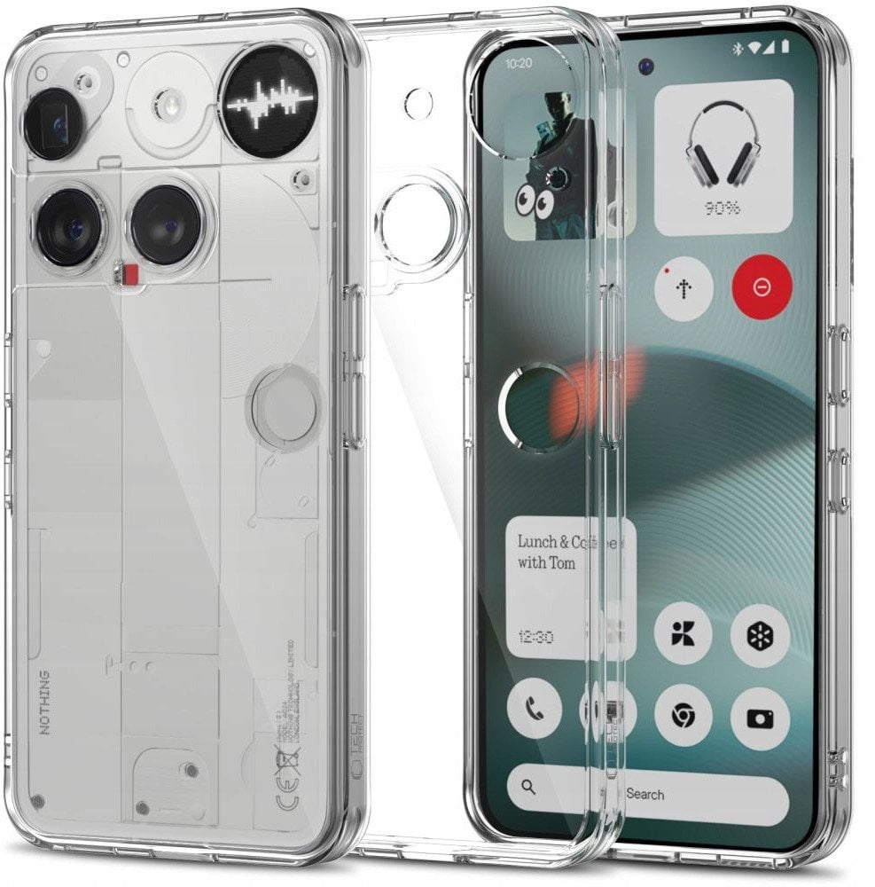 Etui Tech-Protect Flexair Hybrid do Nothing Phone 3 Clear