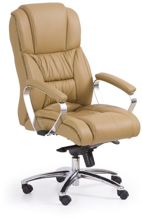 Krzesło biurowe Halmar Foster Brązowe