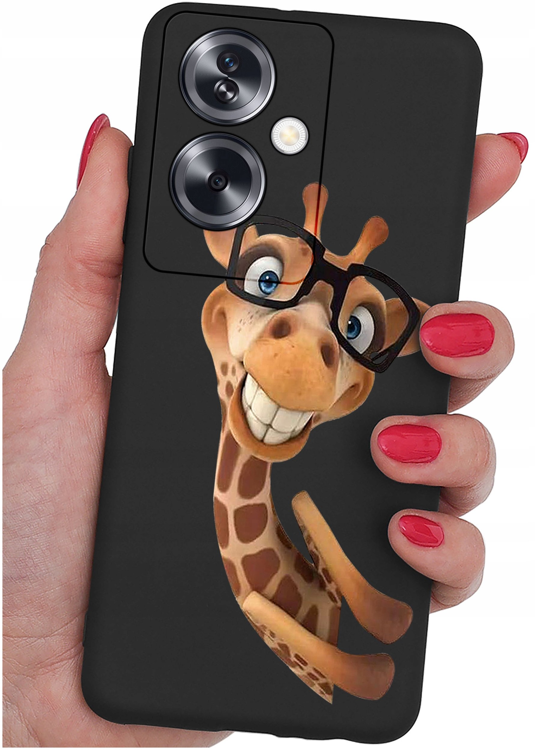 ETUI do Oppo A79 5G WZORY |SILIKONOWE MATT CASE + SZKŁO ochronne 9H