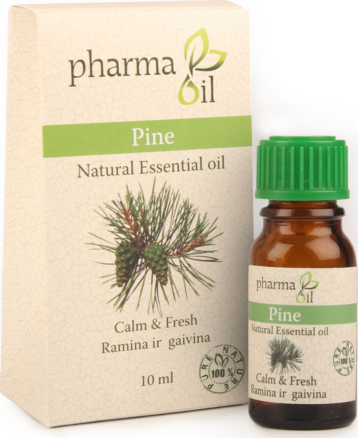 Pharma Oil Natūralus pušų eterinis aliejus Pharma Oil 10 ml