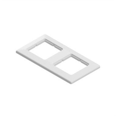 Podwójna ramka maskująca EasyLan, biała RAL 9010