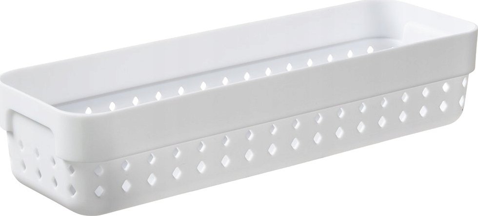 Plast Team PLAST TEAM - Koszyk plastikowy - Seoul Medium - Organizer - Pojemnik na drobiazgi - biały