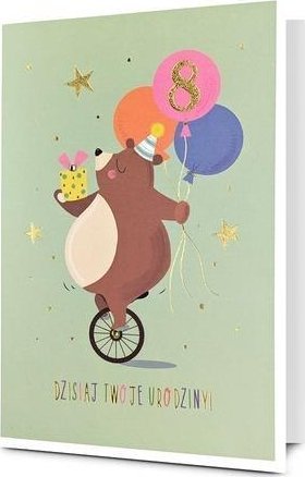 Karnet B6 Urodziny 8