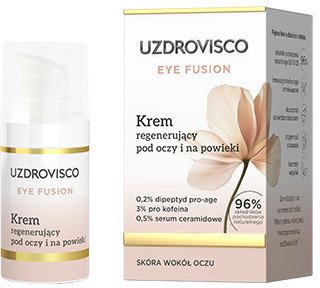 Uzdrovisco,Eye Fusion, Krem regenerujący pod oczy i na powieki, 15 ml