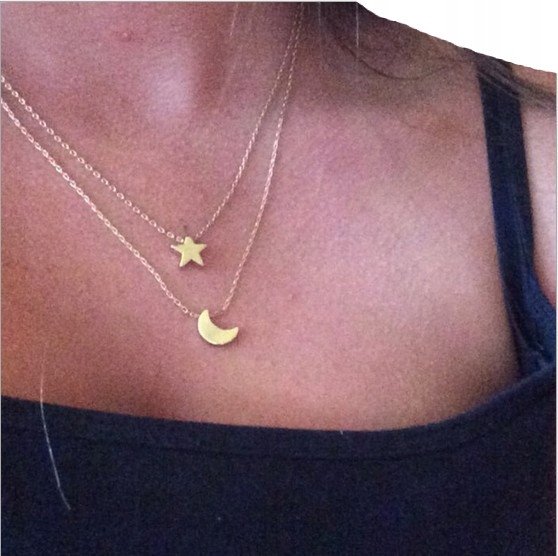 NASZYJNIK CHOKER CELEBRYTKA DŁUGI BOHO ZŁOTY 22