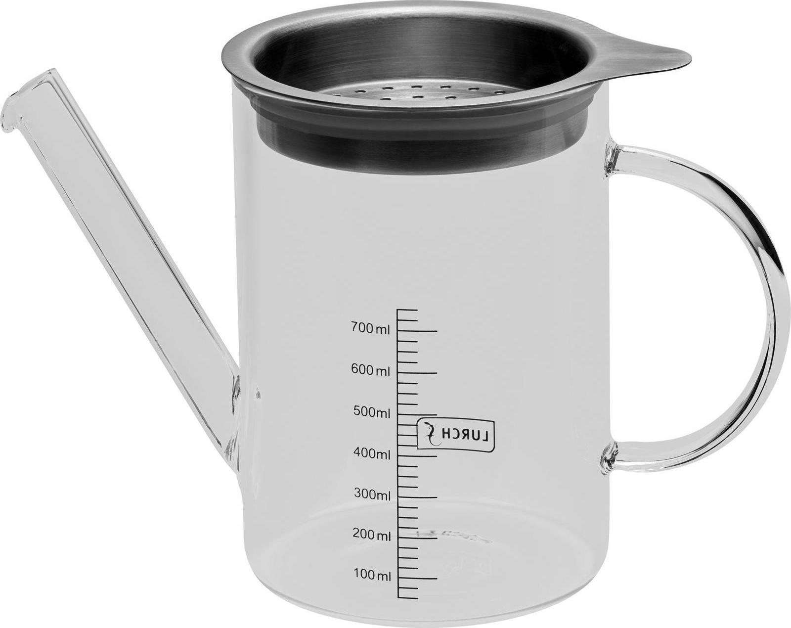 Lurch oddzielacz do tłuszczu, szkło borokrzemowe, 0,75 l, śred. 11 x 15,5 cm