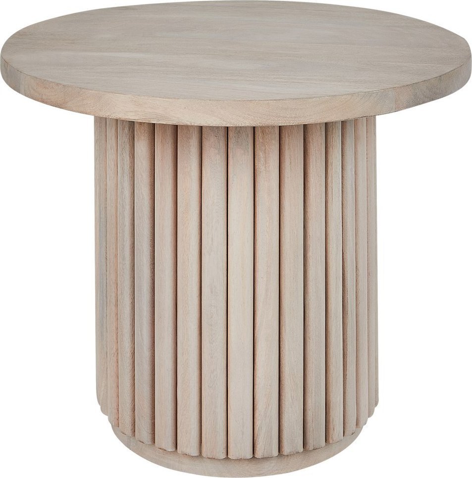 Beliani Stolik kawowy drewno mango jasny LEMONT