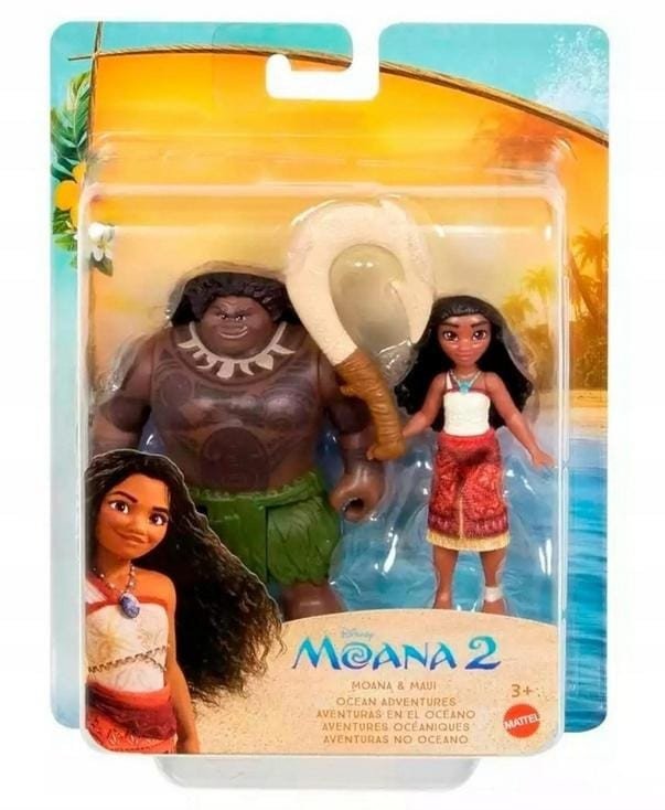 Disney Vaiana 2 Zestaw małych lalek Vaiana i Maui