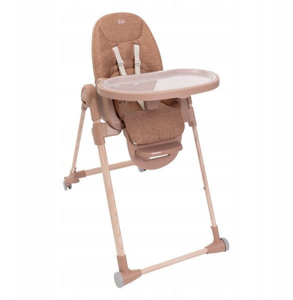 Krzesełko do karmienia POLLY ARMONIA brązowe TERRACOTTA Chicco