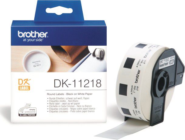 Brother tasma DK-11218 (black on white)