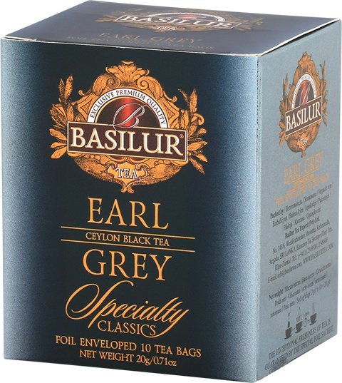 Basilur Herbata czarna cejlońska BASILUR EARL GREY 10x2g
