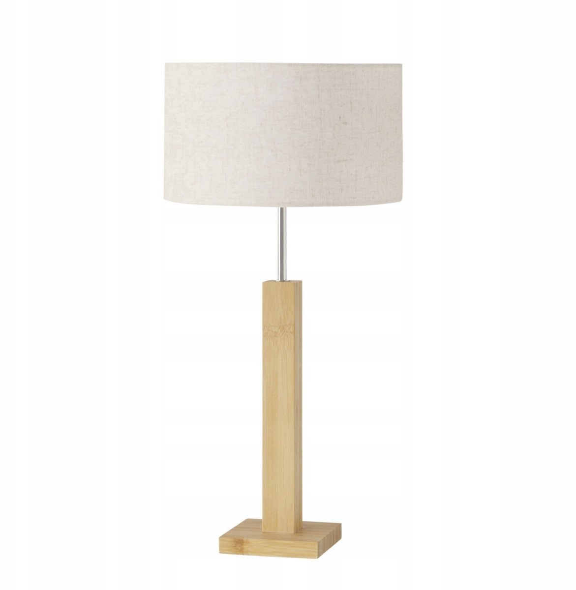 Lampa stołowa z bambusową bazą BENITO, 57 cm