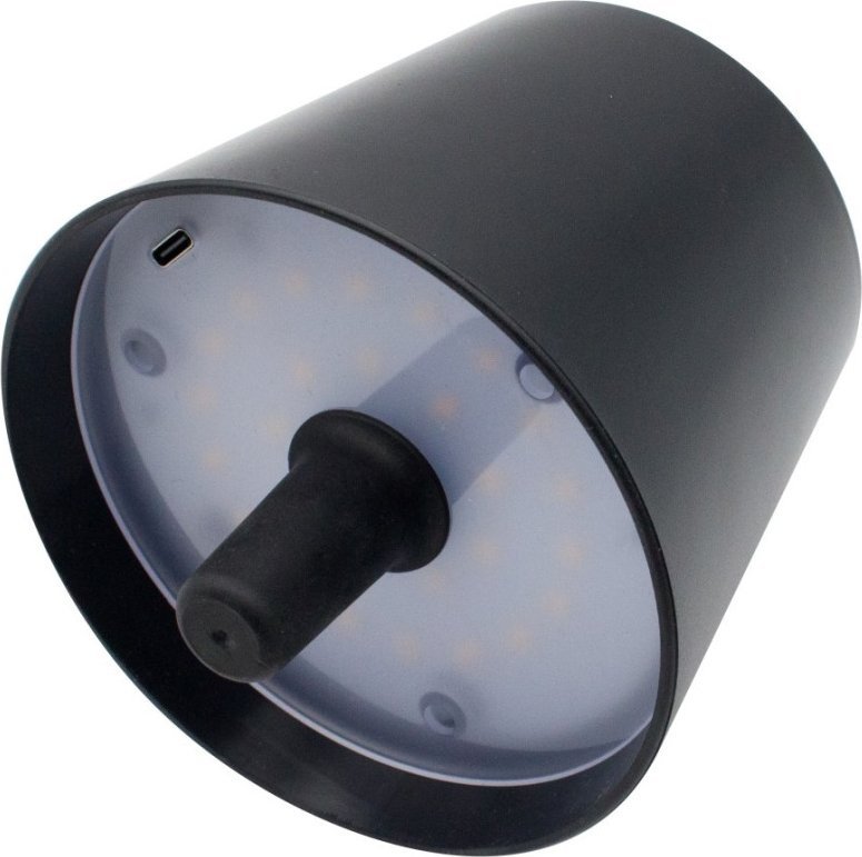 Lampka biurkowa Techly czarna (I-LAMP-BOTTLE)