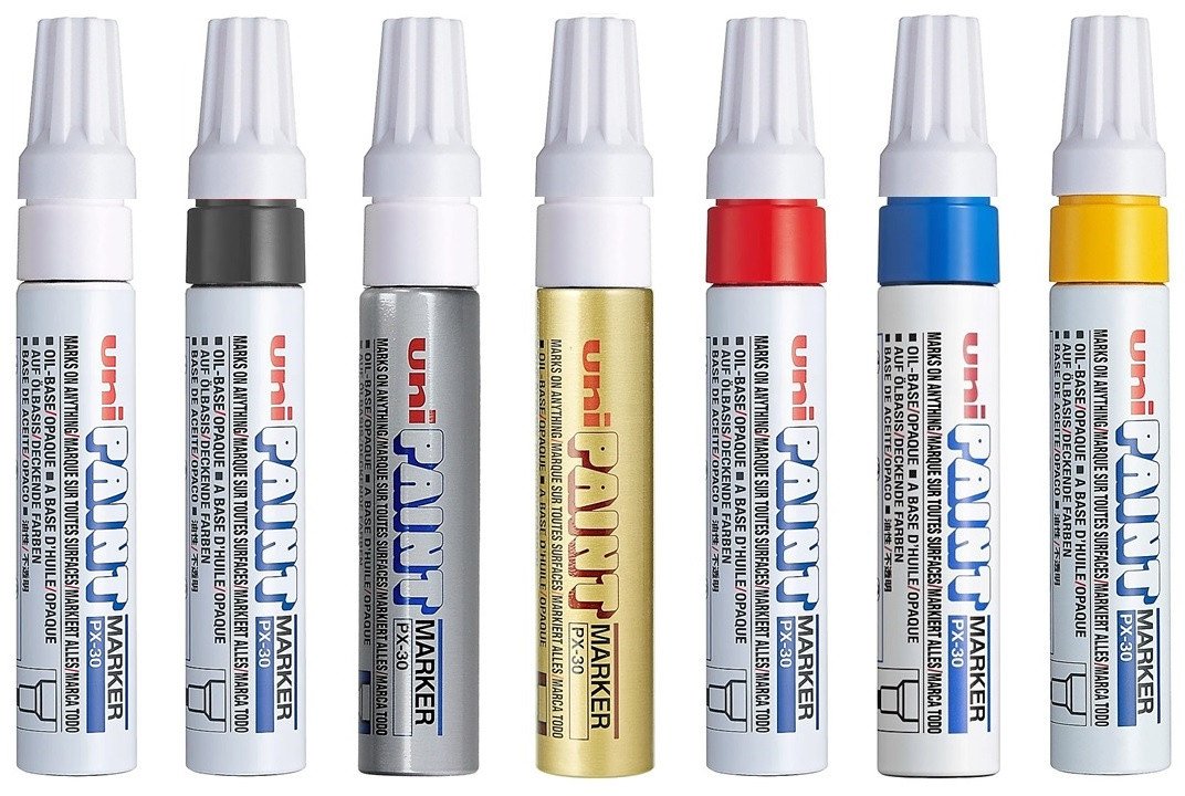 Marker olejowy Uni PX-30 żółty