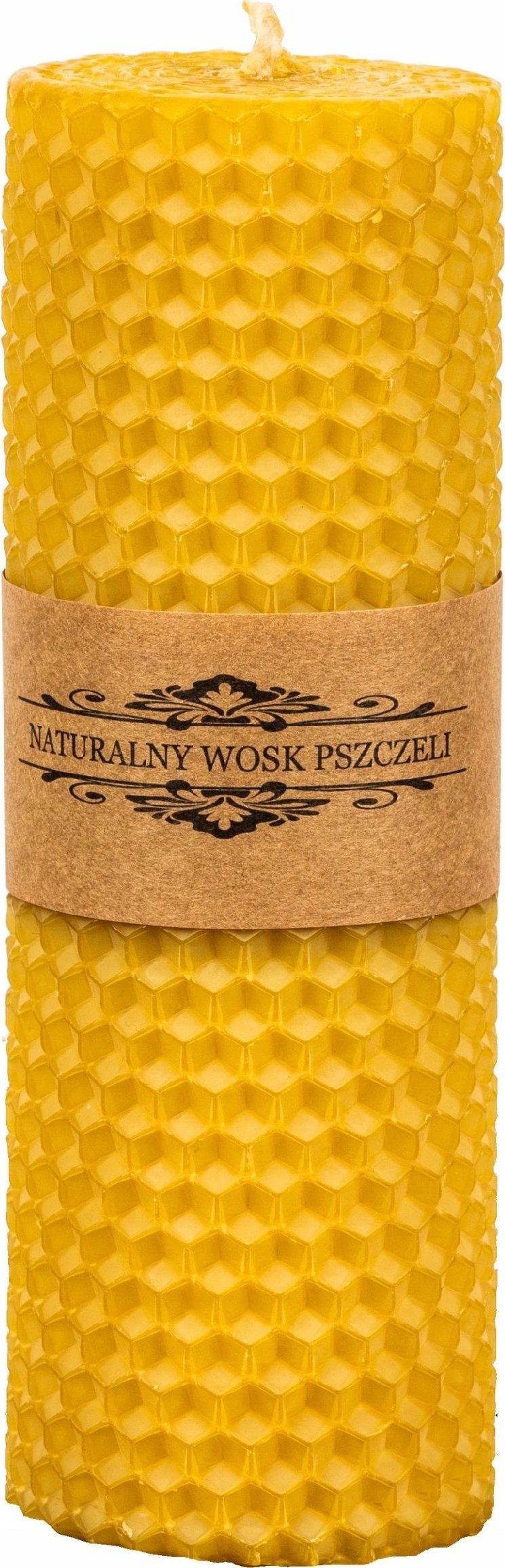 Łysoń Świeca z węzy pszczelej walec (S059) - S059
