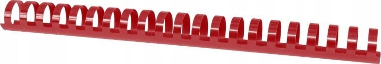 Office Products Grzbiety do bindowania OFFICE PRODUCTS, A4, 25mm (240 kartek), 50 szt., czerwony