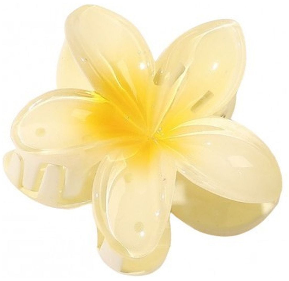 Ecarla Klamra do włosów kwiat-żółte ombre (sp269zo) 1szt