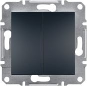 Schneider Electric Przycisk podwójny Asfora bez ramki antracyt (EPH1100171)