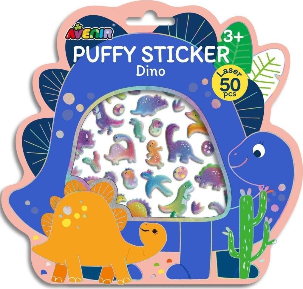 Naklejki puchate 3D - Dinozaur