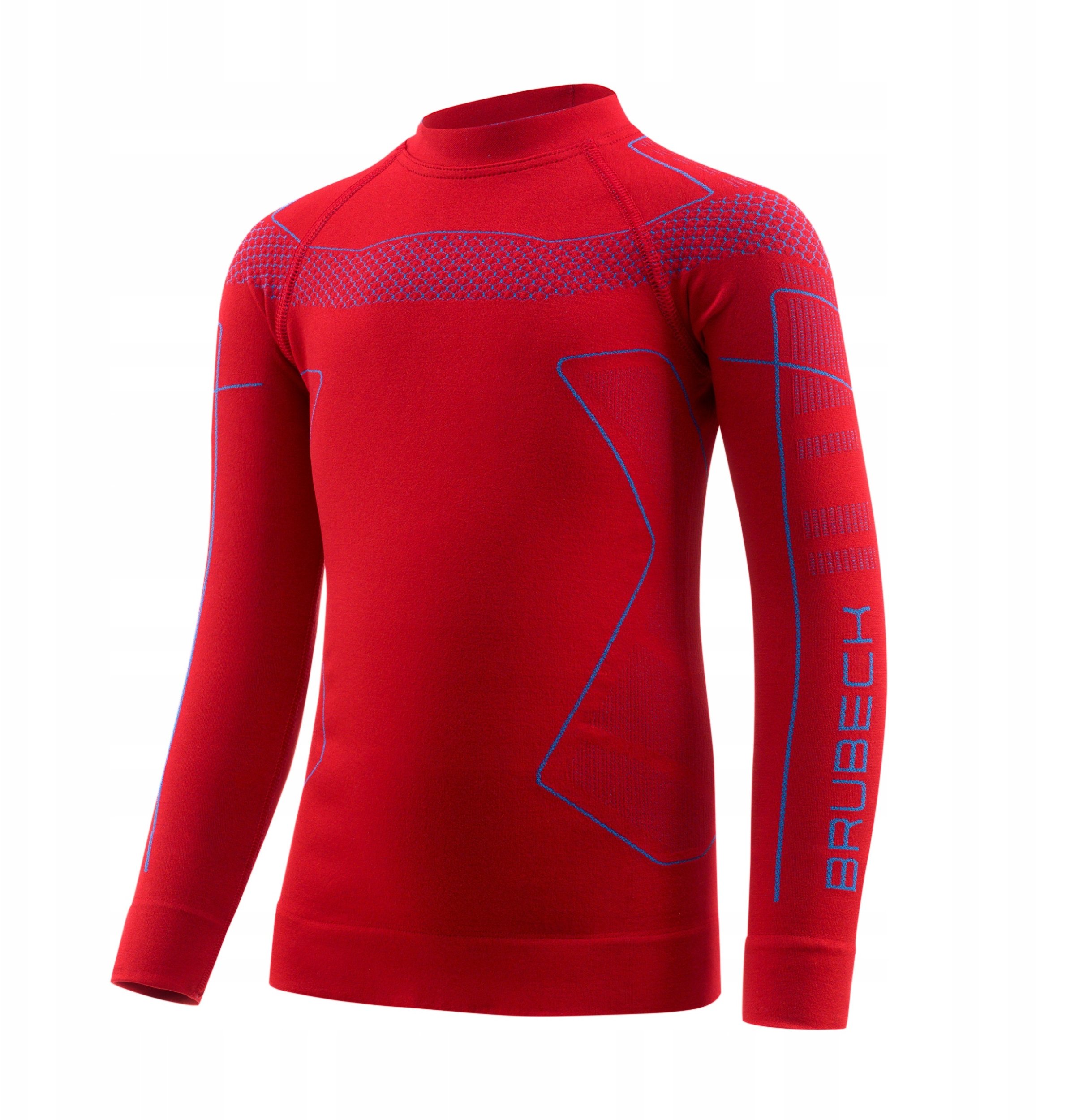 LS1611K Bluza dziecięca THERMO KIDS czerwony/niebieski 116/122