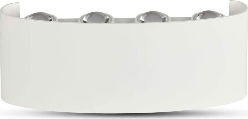 Kinkiet lampa ścienna VT-848 led 22 cm 4000K 800lm IP54 aluminium