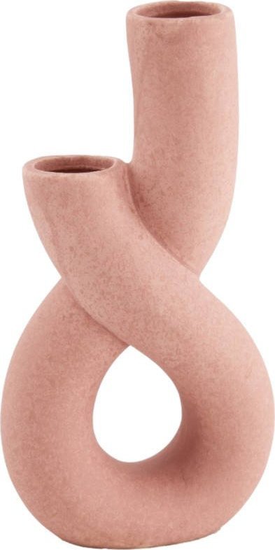 Tajemniczy ogród Wazon ceramiczny podwójny, różowy