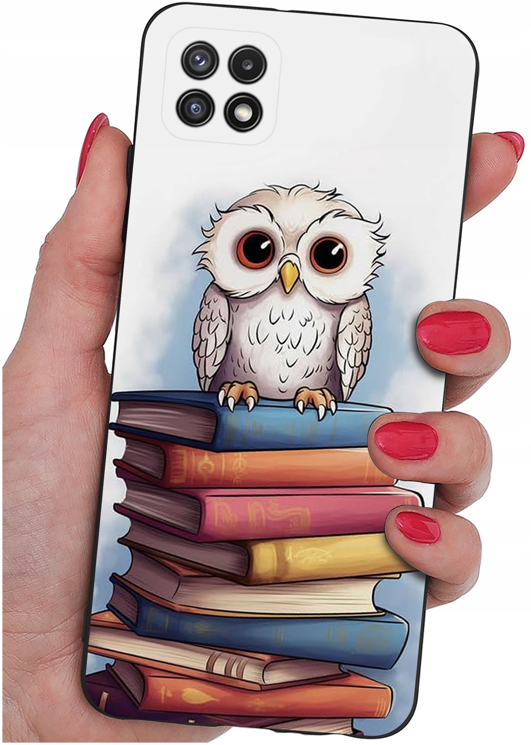 Etui do Samsung A22 5G WZORY |SILIKONOWE MATT CASE + SZKŁO 9H