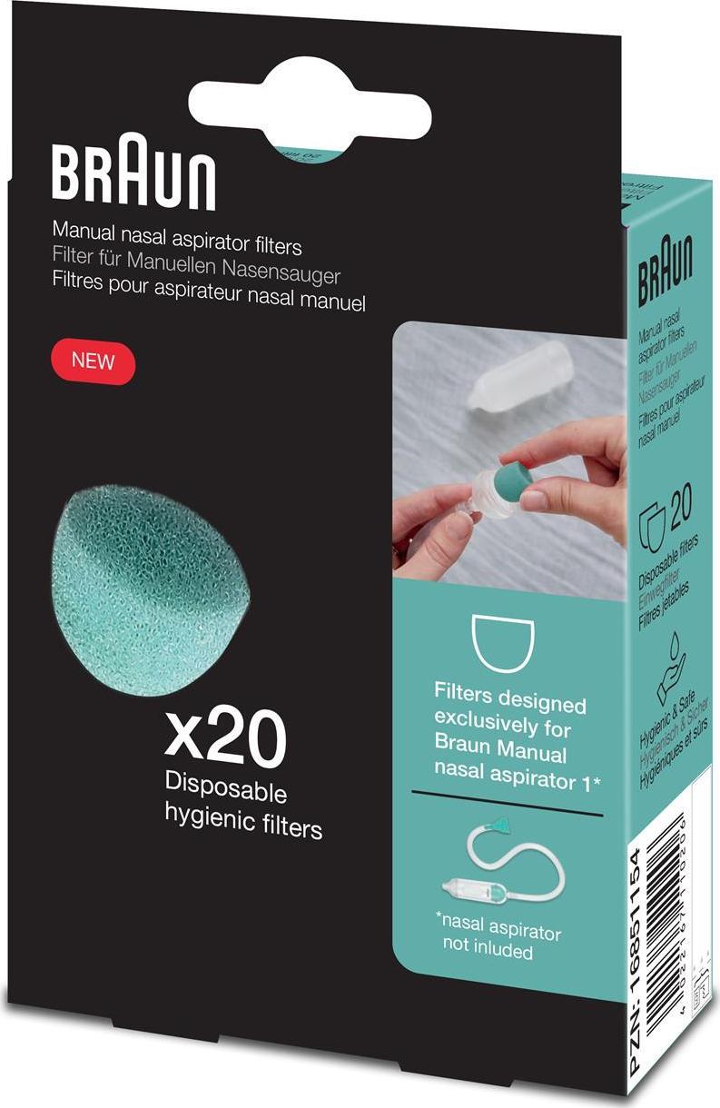 Braun BRAUN BNF020EU Filtry jednorazowe do ręcznego aspiratora BRAUN /20 szt./