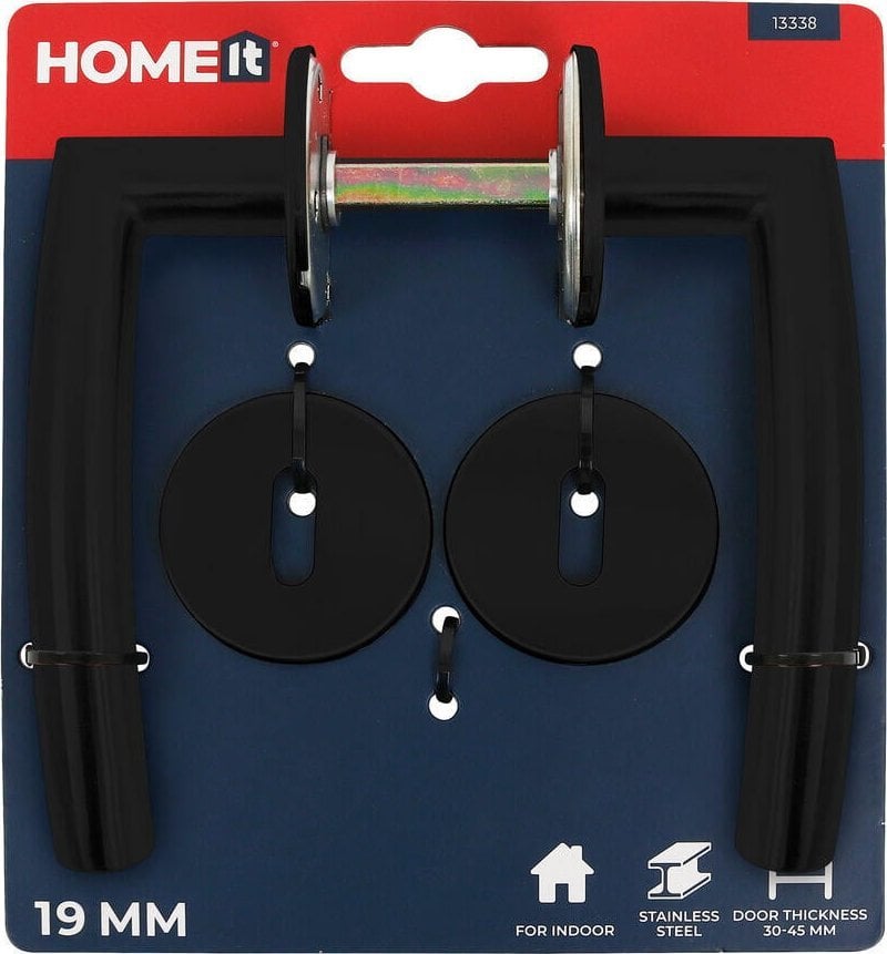 Home It Home>it® dørgreb med B-greb 19 mm. matsort