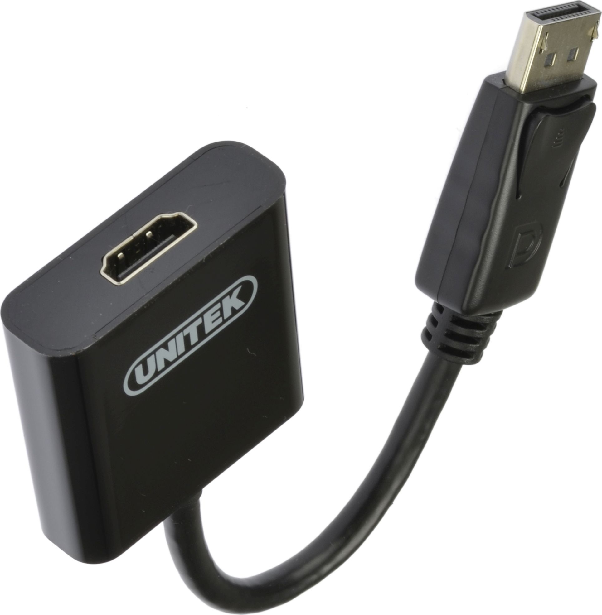 Adapter AV Unitek DisplayPort - HDMI czarny (Y-5118DA)